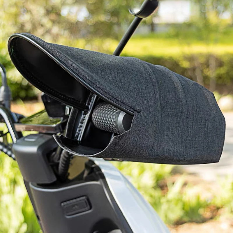 Motorcycle Scooter Handlebar Glove Protect Four Season Breathable Waterproof Windproof Sunscreen Motorcycle Glove Modified Decor