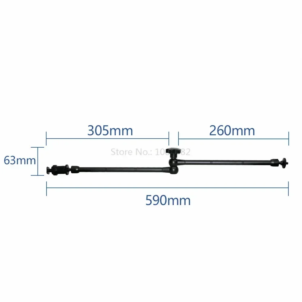DSLR 카메라 조작 LCD DV 모니터 용 20 인치 관절 마찰 매직 암 삼각대 나사 LED 라이트 마이크 DJI Osmo