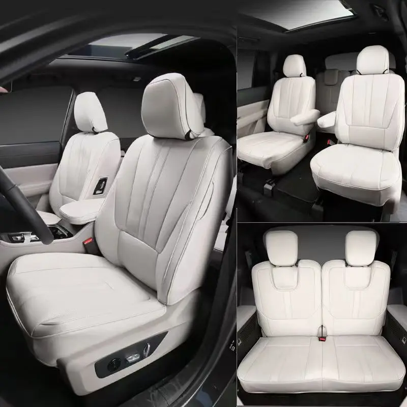 맞춤형 맞춤형 카시트 커버, 5-8 시트 가죽 커버, 미쓰비시 파제로 아웃랜더 볼보 XC40 XC60 XC90, 2 열 또는 3 열