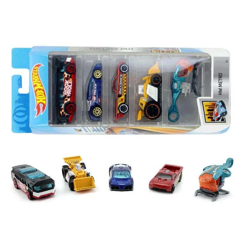 Original Hot Wheels Car 5pcs/set Sport Carro Toy for Boy 1