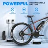 Electric Mountain Bike - Peak 750W Brushless Motor 20MPH 40 Miles - Light Electric Bike 46 Pound Aluminum Frame 6