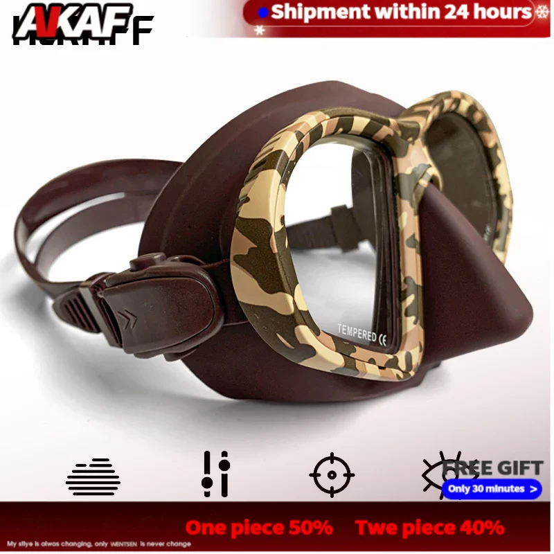 Free Diving Mask Low Volume Multiusage Diving Mask Scuba for Adults Men Women Goggles Equipment