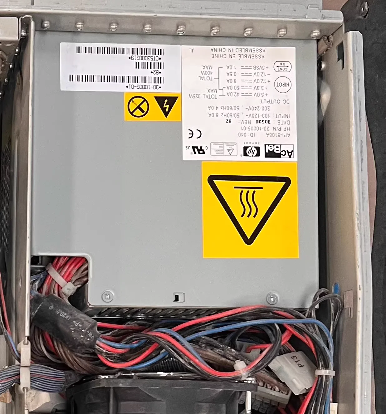 30-10005-01 API-6108A 30-10005-01 400W For HP AlphaServer DS15 Workstation Power Supply 8 30-10005-01 API-6108A 30-10005-01 400W For HP AlphaServer DS15 Workstation Power Supply - Image 6