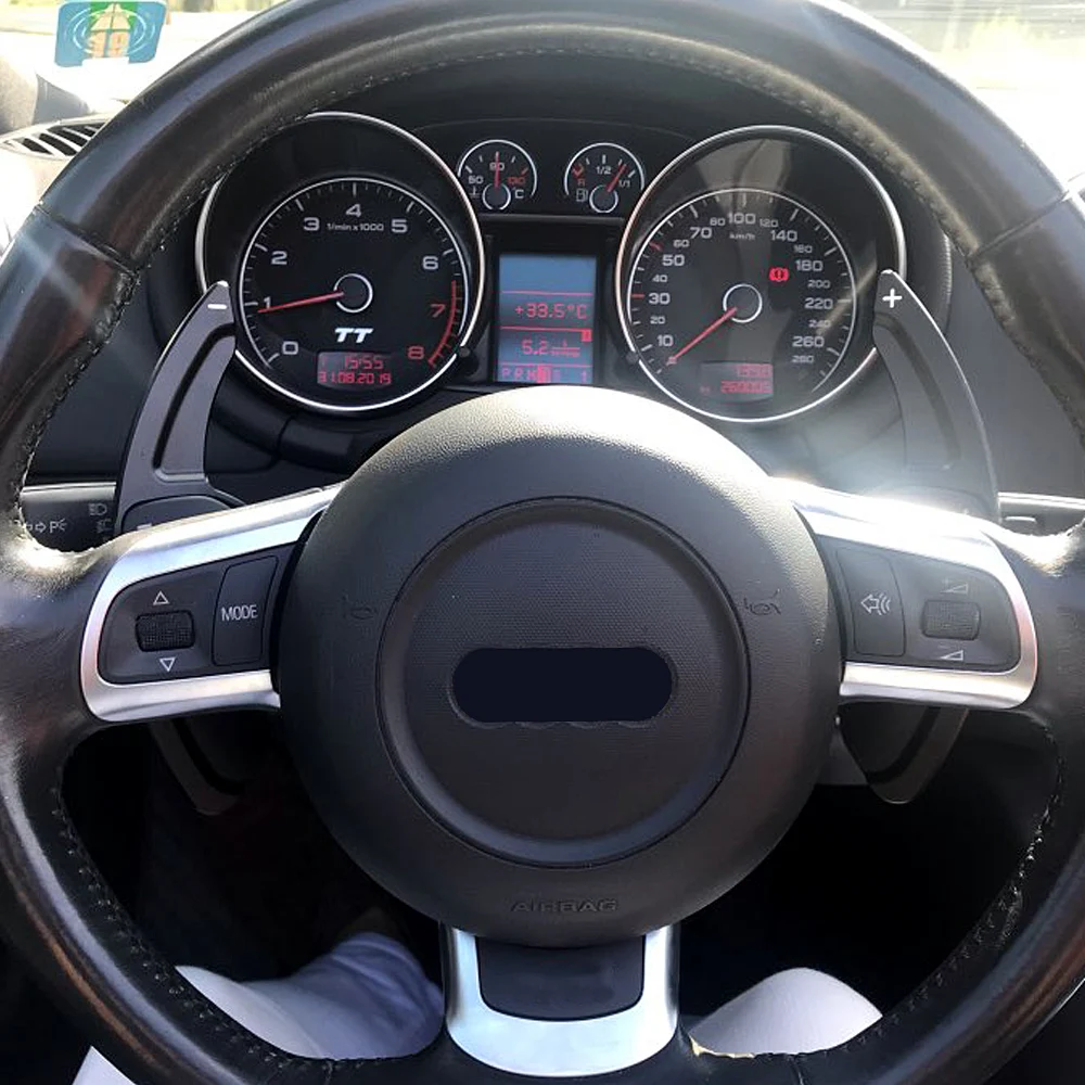 

2pcs Car Steering Wheel Shift Paddle Blade Shifter for Audi A3 A4L A5 A6 A7 A8 Convenient Aluminum Alloy Automobiles