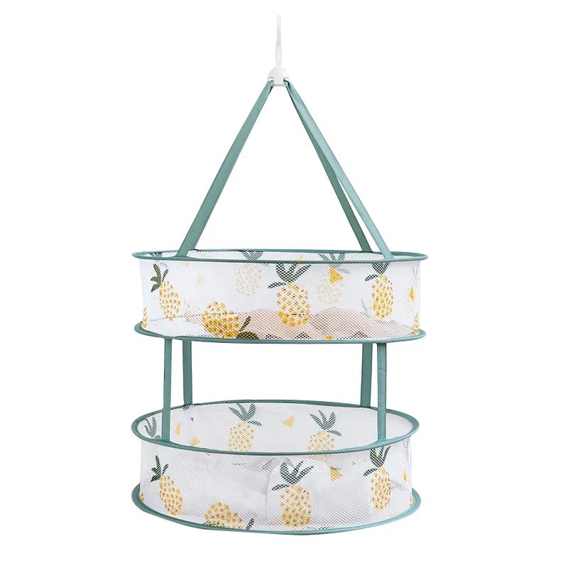 Anti-deformation Household Clothes Basket Clothes Drying Net Socks Drying Sweater Clothes Net Pocket Flat Clothes Drying Rack 5