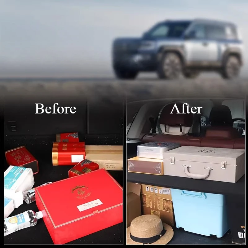 2024 XPeng MONA M03 트렁크 카고 파티션 햇빛 가리개 인테리어 업그레이드 액세서리