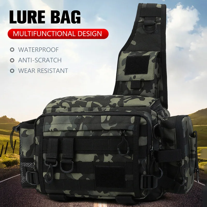 Outdoor Lure Waist Bag Portable Multi-function Large Capacity