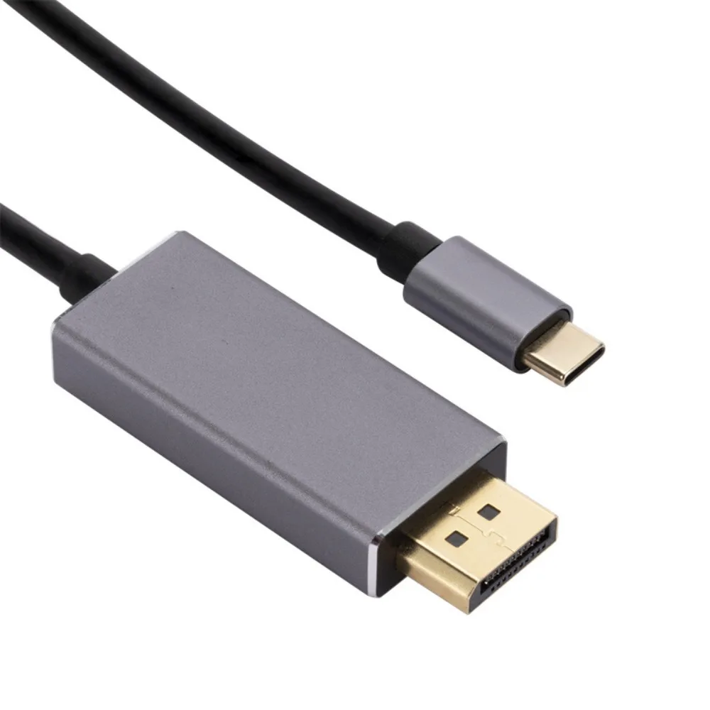 Type-c To Large DP 1.8m Type-C To Display Port Cable Conversion Wire Same Screen Cable 10Gbps 8K for Monitor/Projector/TV