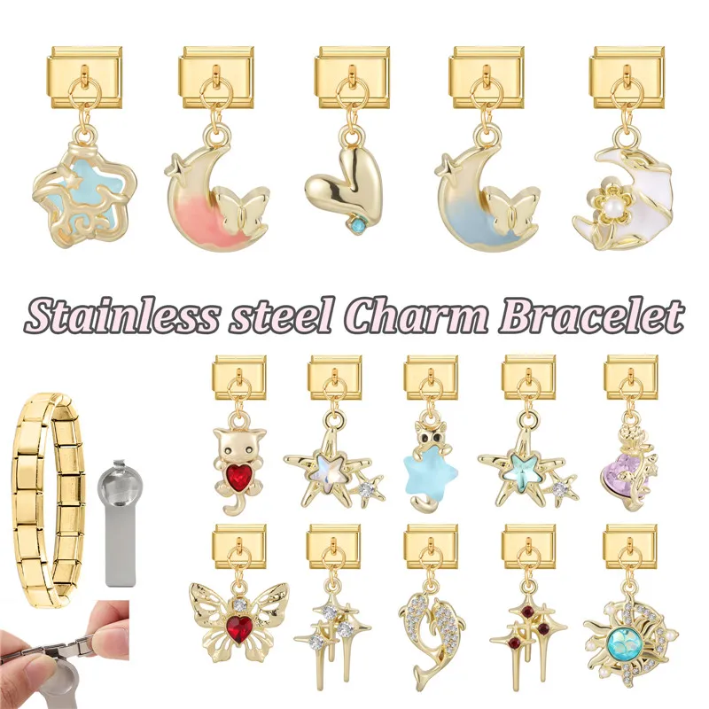 Gold DIY Charm Bracelet