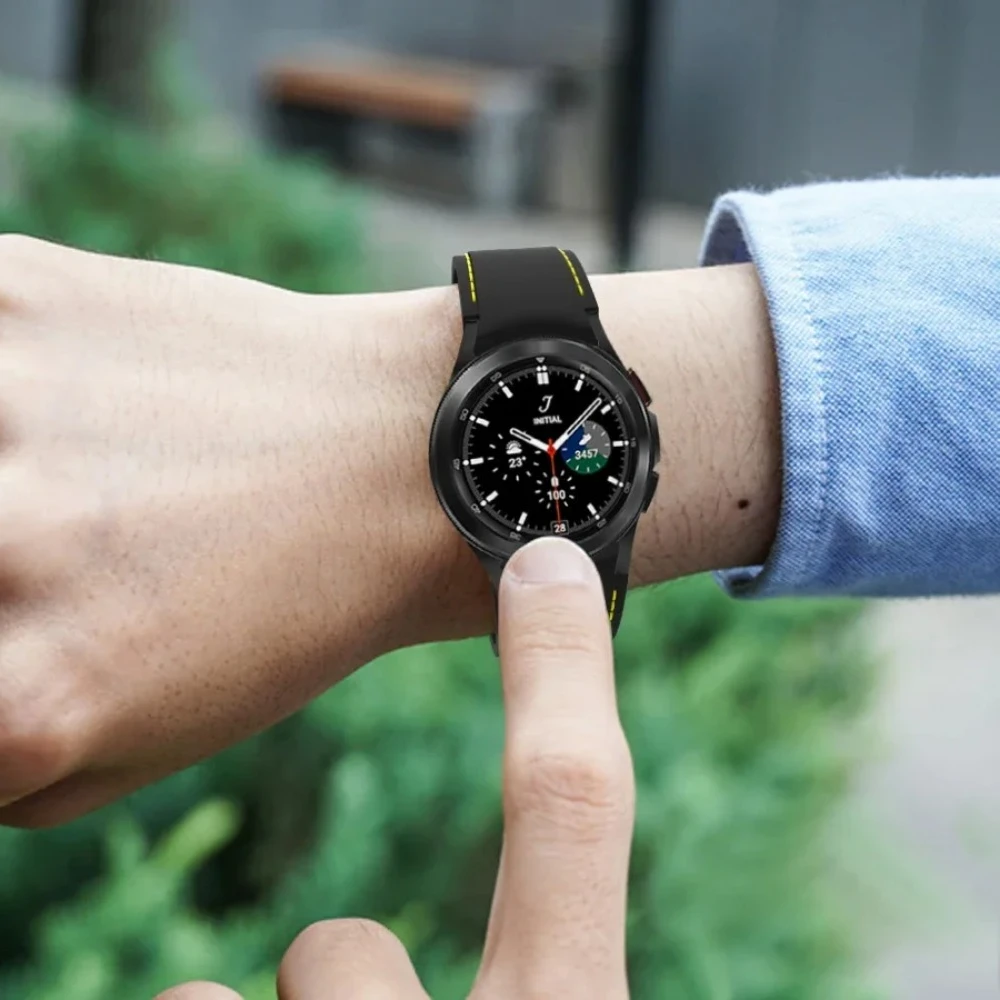 Premium No Gap Silicone Watch Strap - Comfortable Fit for All Models