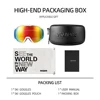 Vozapow Kids Ski Goggles Double Layer Impact Resistance Anti Fog Skiing Mask HD Snowboard Eyewear UV400 Children Snow Sunglasses 6