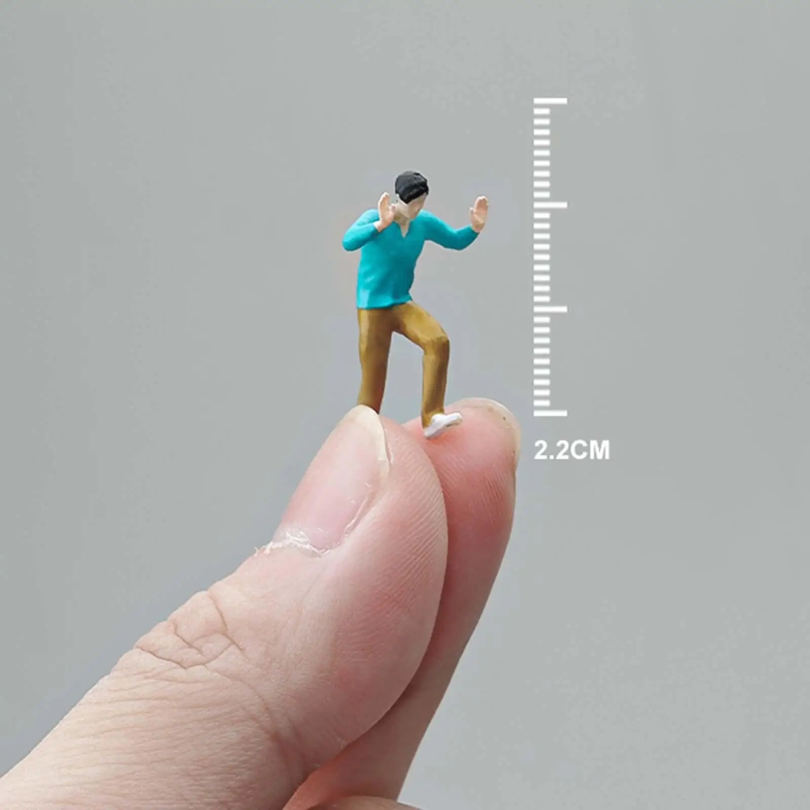 1/64 Miniature Model Figures 1/64 Boy Figures Miniature People Model DIY Layout Scenery Accs Resin Figures DIY Scene Decor