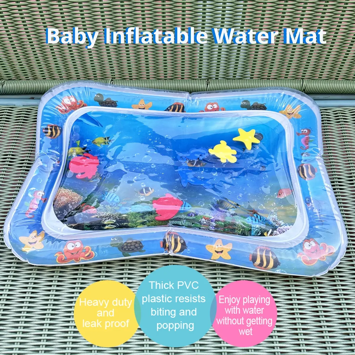 Baby Water Play Mat 1 Pcs for Crawling Training