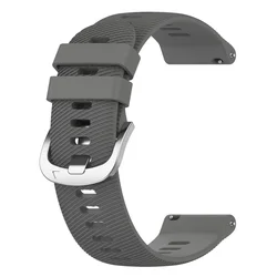 Silicone Sport Replacement Band - Durable, Adjustable, Multisize Strap - 22mm 570 47mm 970 (Grey)