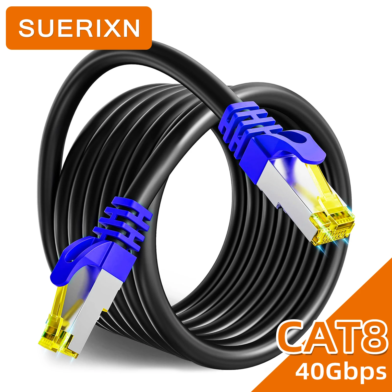 CSL - 20m Cat 8 LAN Kabel Netzwerkkabel - Glasfaser