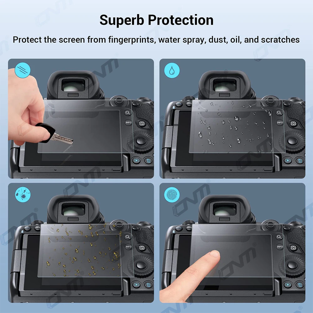 Tempered Glass for Canon EOS 5D Mark IV III 5DSR 5DS Camera Screen Protector Anti-Scratch Accessories Protective Glass 2Pack camera display protector