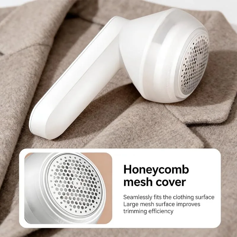 Electric Lint Remover Rechargeable - New Portable Instantly Lint Remover, Magic Fabric Shaver Fuzz Remover, Electric Lint Remover for Clothes, Effective Lint Shaver for Home Daily Use (White) 6