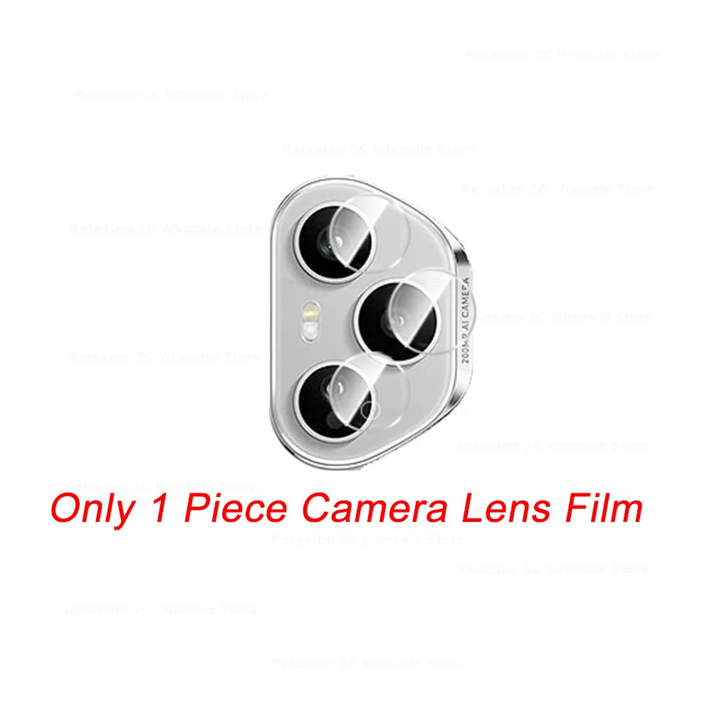 Premium 2-in-1 9D Curved Tempered Glass Screen and Camera Lens Protector, 6.7-Inch