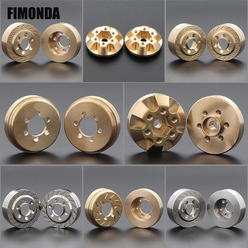 thumbnail image 2 of RC Stainless Steel Wheel Weights - 100g Each (4pcs) For 1/10 Scale Crawler SCX10 1.9/2.0 Beadlock Wheels 2 of 12