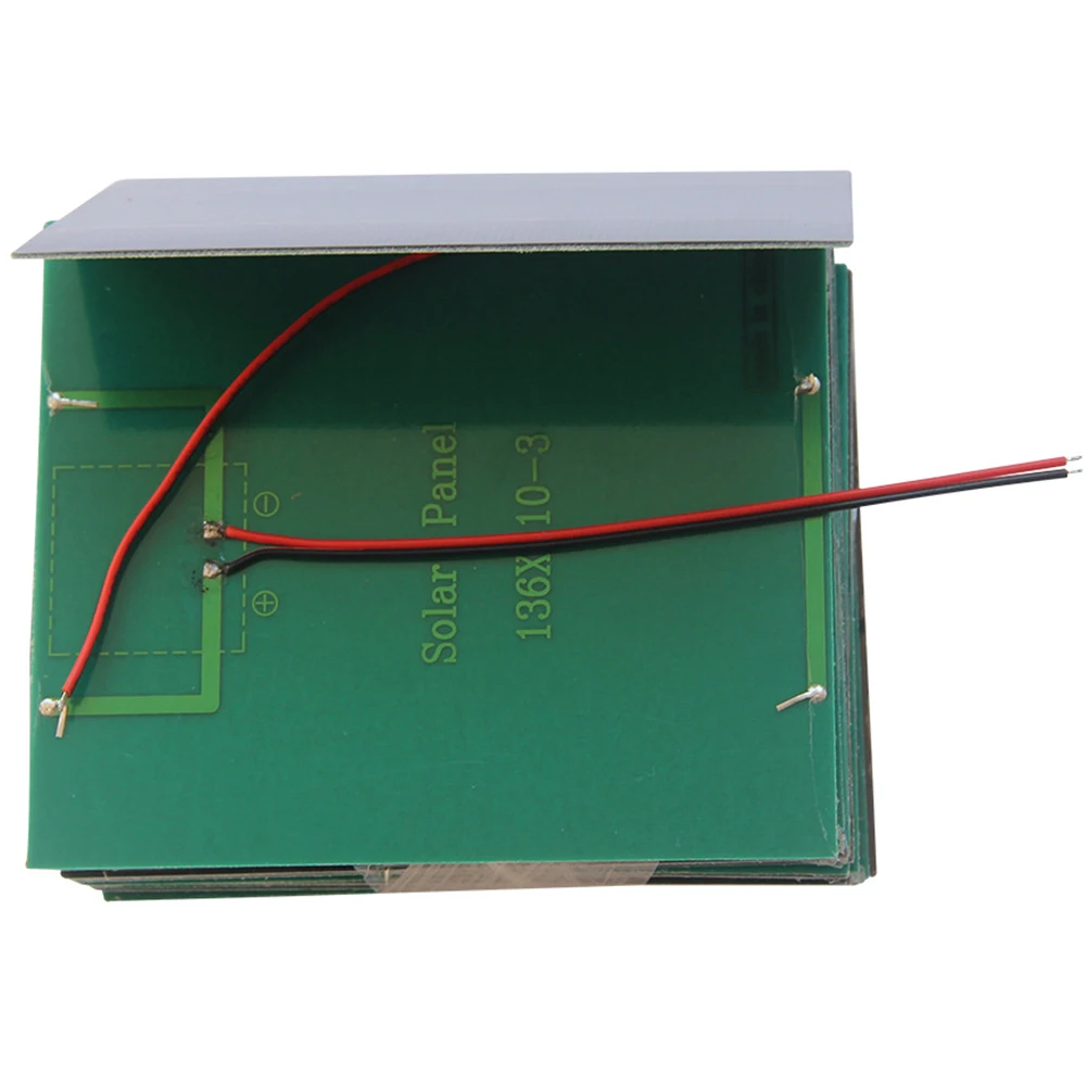 2W 12V Solar Panel Portable Solar Battery Charger 110X136MM Small Power Emergency Panel Outdoor Solar Cell for Camping