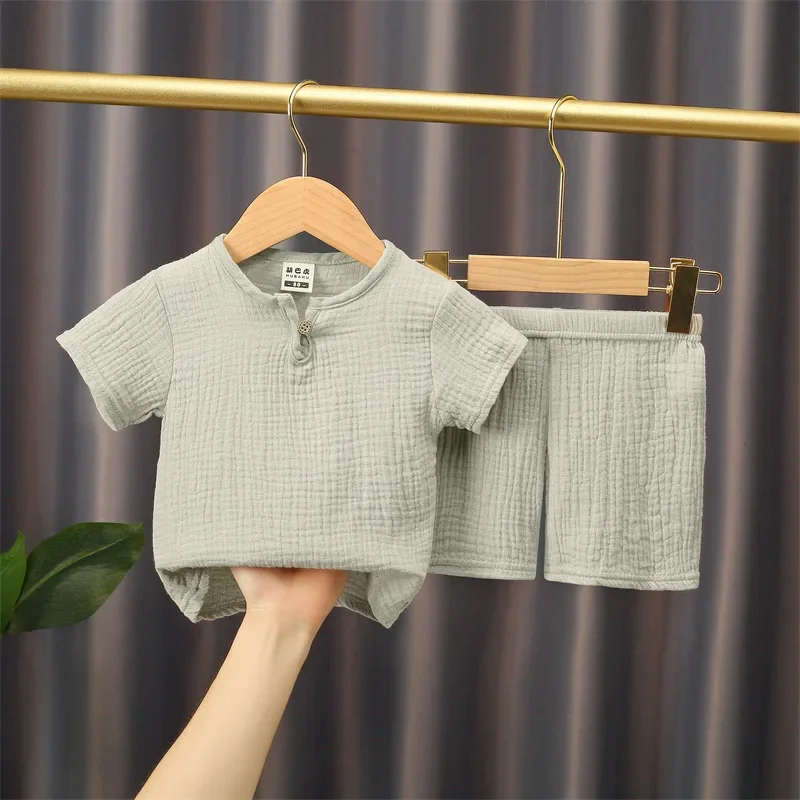 Children\'s Linen Clothing Sets 6