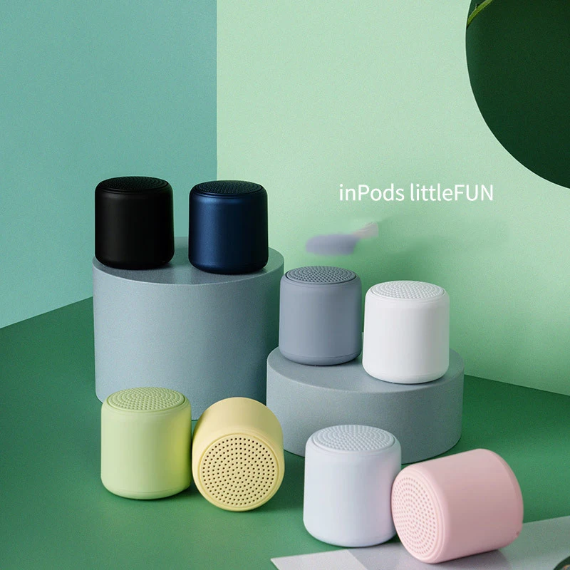 Protable Wireless Creative Macaron Bluetooth Speaker Outdoor Sports Waterproof Mini Portable Subwoofer Collection Small Speaker