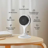 BoyKeep caméra de Surveillance 3MP 5/2.4GHz WiFi intérieur sécurité à domicile Mini IP famille intelligente CCTV caméra pour animaux de compagnie moniteur vidéo 24/7 K10 2