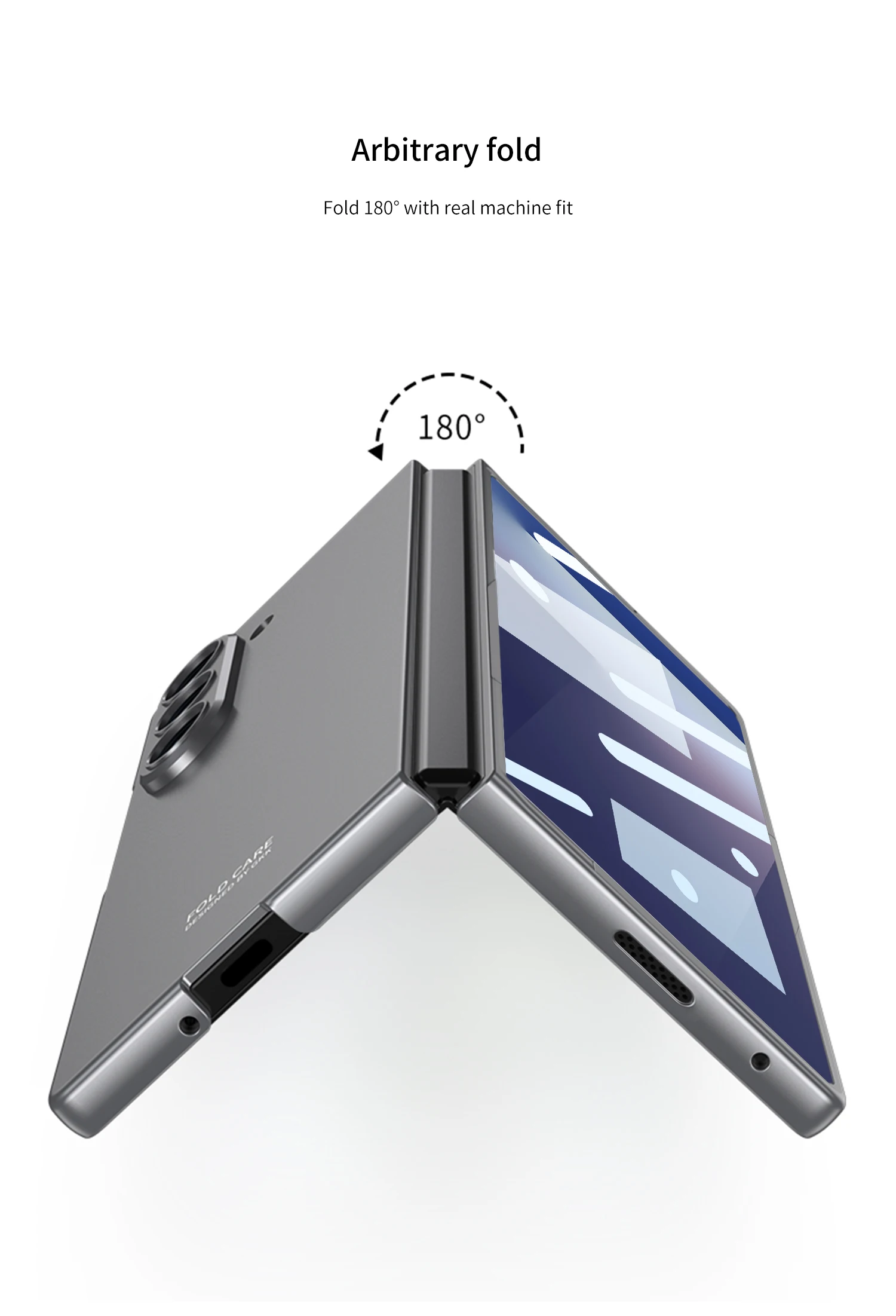 Original Case For Samsung Galaxy Z Fold 7 6 5 Ultra-thin Outer Screen Glass Prot