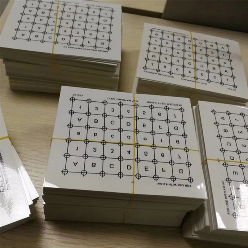 

Factory Wholesale Grid RF Machine Face Skin Marking Paper