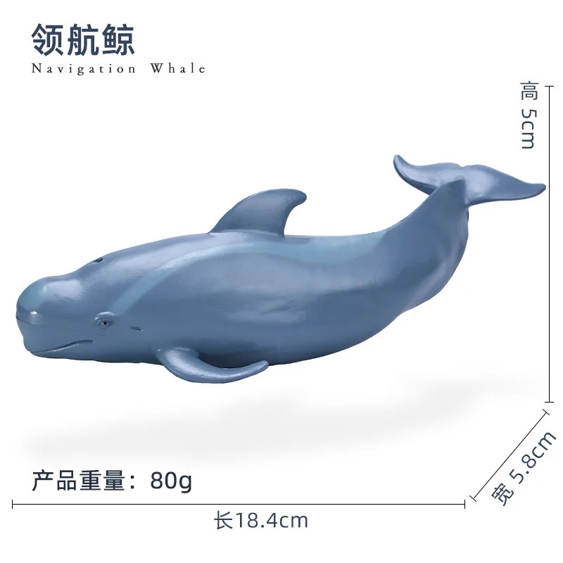 Marine Animal Action Figurines Set – Dolphins, Sharks, Crabs, and Killer Whales