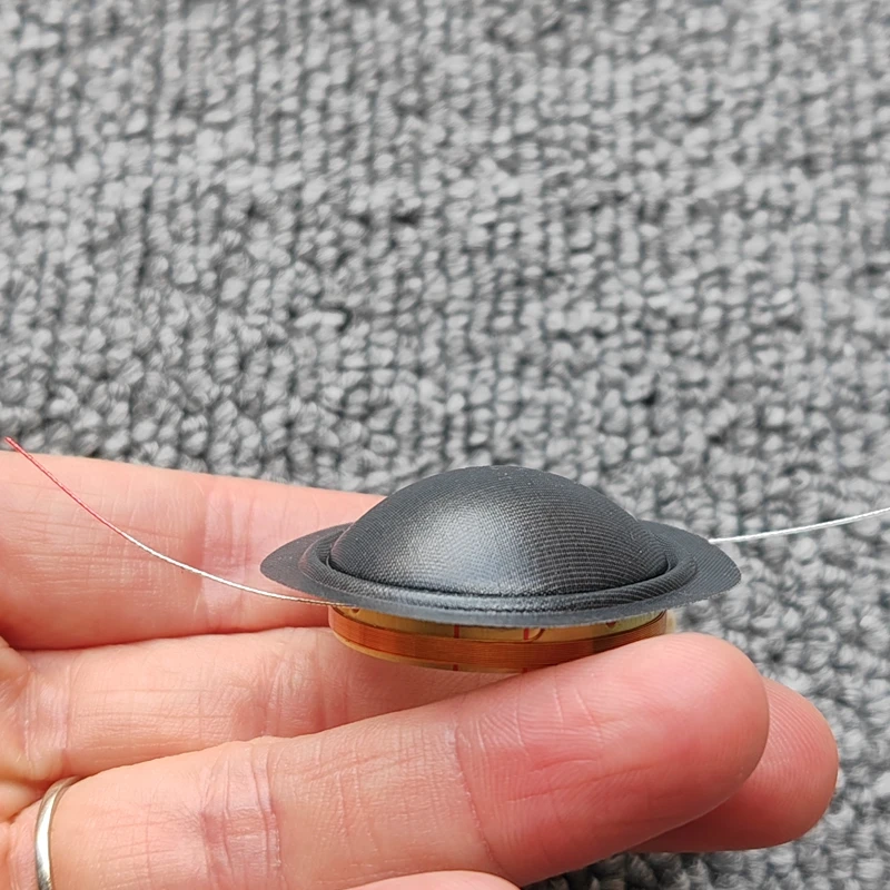 DynAudio 트레블 스피커 수리 액세서리용 1쌍 28mm 트위터 코일 실크 멤브레인