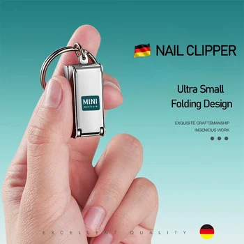 Foldable Stainless Steel Nail Clipper 1