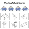 4Pcs 50KG Magnetic Welding Holders Angle Solder Magnet Weld Fixer Positioner Ferrite Holding Auxiliary Locator Tools 2
