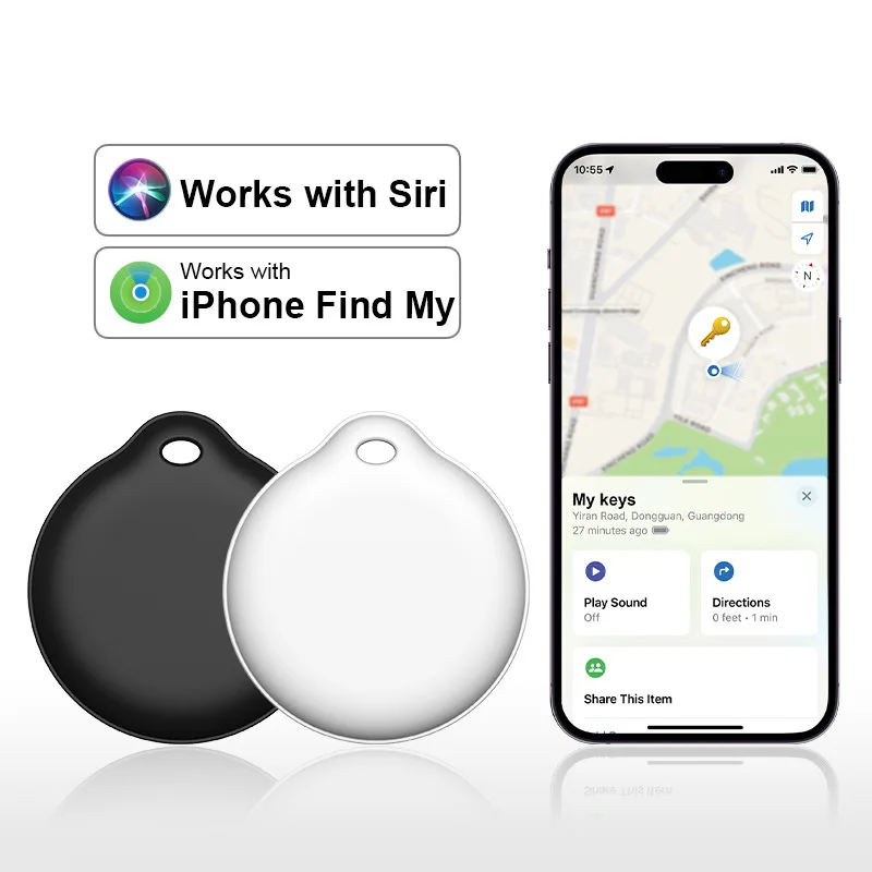 ZLRLMHY For GPS Tracker Earbuds Luggage IOS MFi Finder Anti Loss Security Finder Tracker Apple Smart Tag Find My Key
