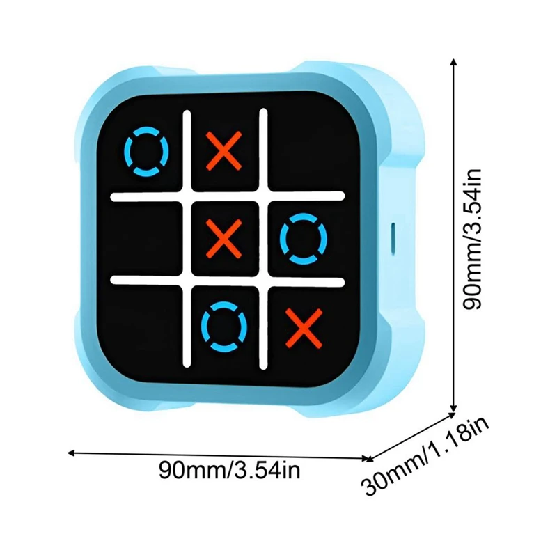 Tic Tac Toys Bolt Game Console 3 In1 Handheld Puzzle Game Console Fingertip Toy Board For Kid Friend Trip Activity