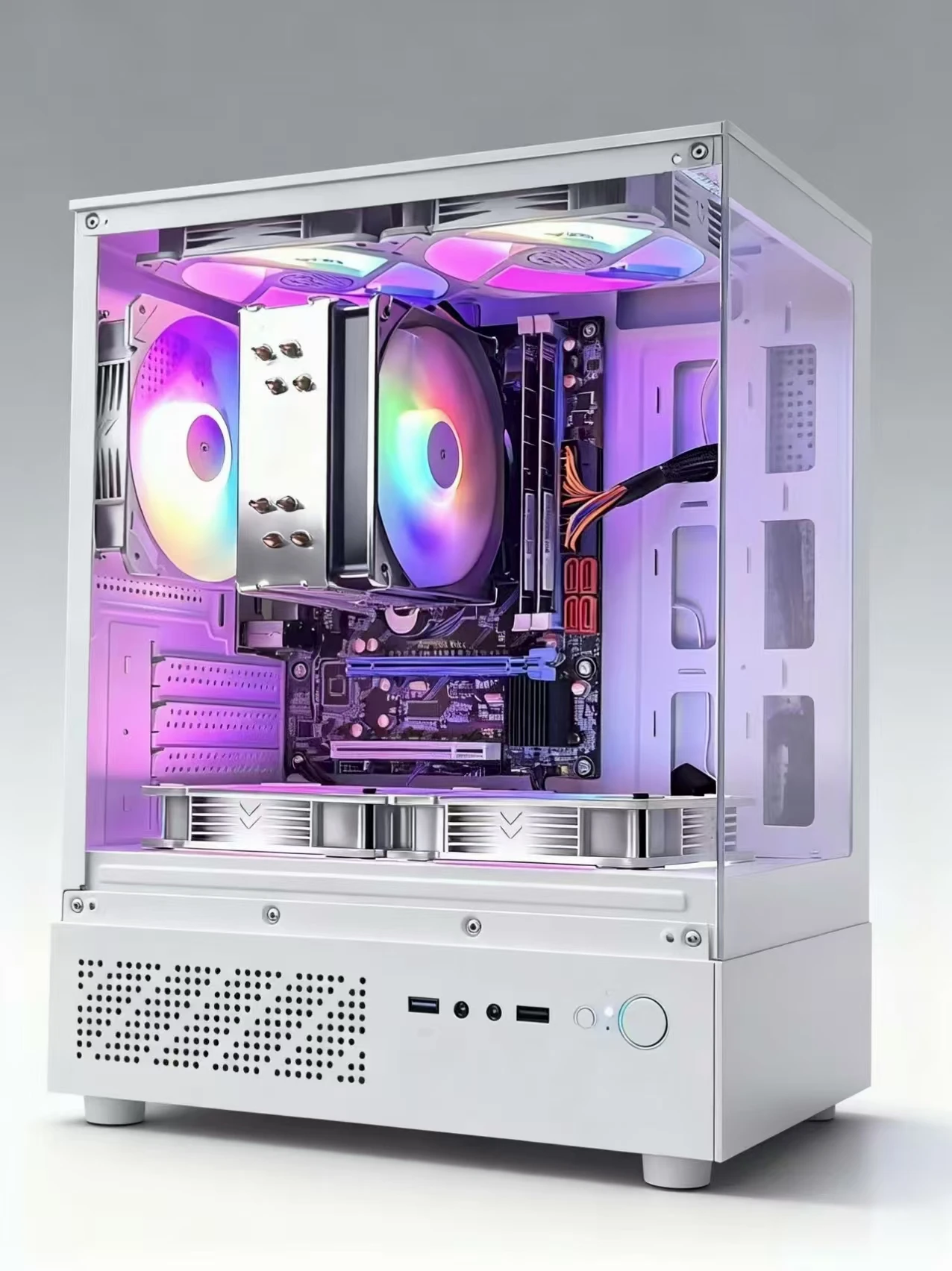 AOTESIER Game Desktop Host Core I3 I5 I7 CPU 8G RAM 120GB 256GB 512GB SSD Supply PC Gaming Desktop Computer With Graphic Card - immagine 2