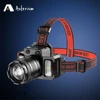 Zoomable LED Headlamp Usb Rechargeable Headlight Motion Sensor Waterproof Head Lamp Headlight Emergency Headlamp Head Work Light