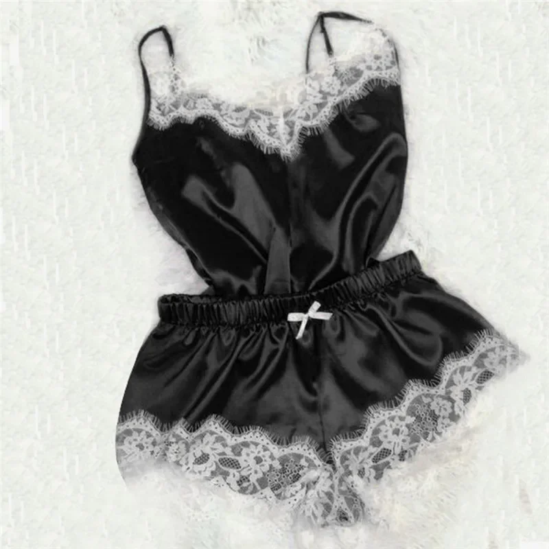 Women Pajama Suit Sexy Lingerie Babydoll Sleepwear