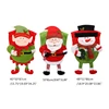 Chair Covers Santa Red Hat Chair Xmas Kitchen Dining Chair Slipcovers 6
