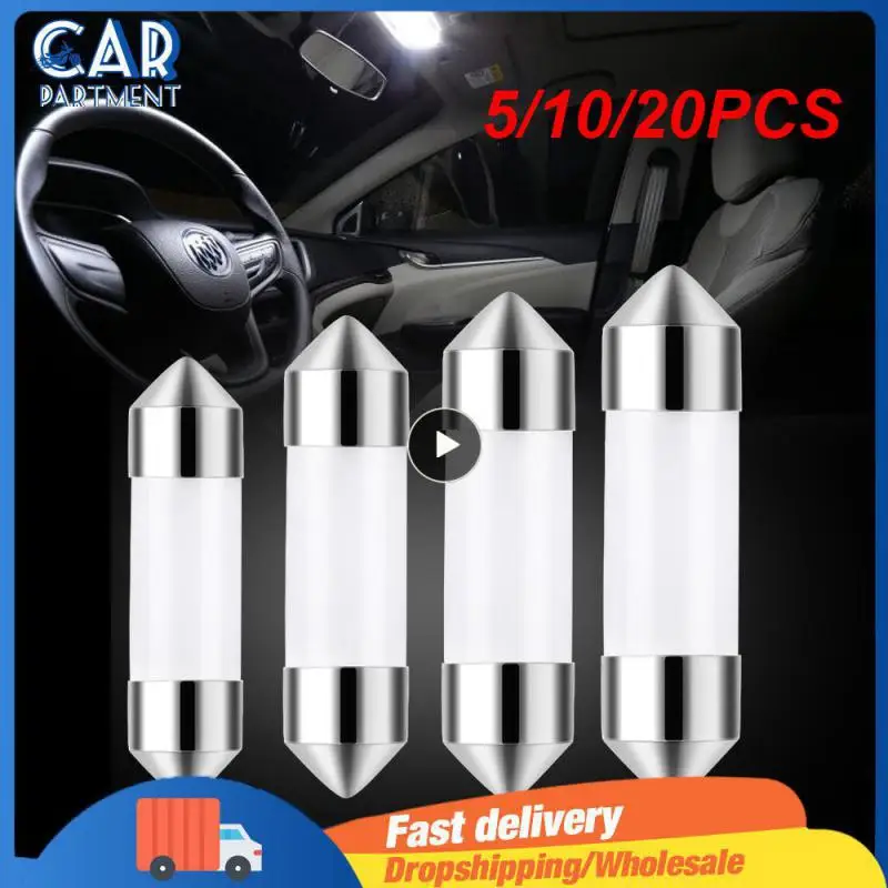 

5/10/20 шт., супер яркие лампы C5W COB, 31 мм, 36 мм, 39 мм, 41 мм