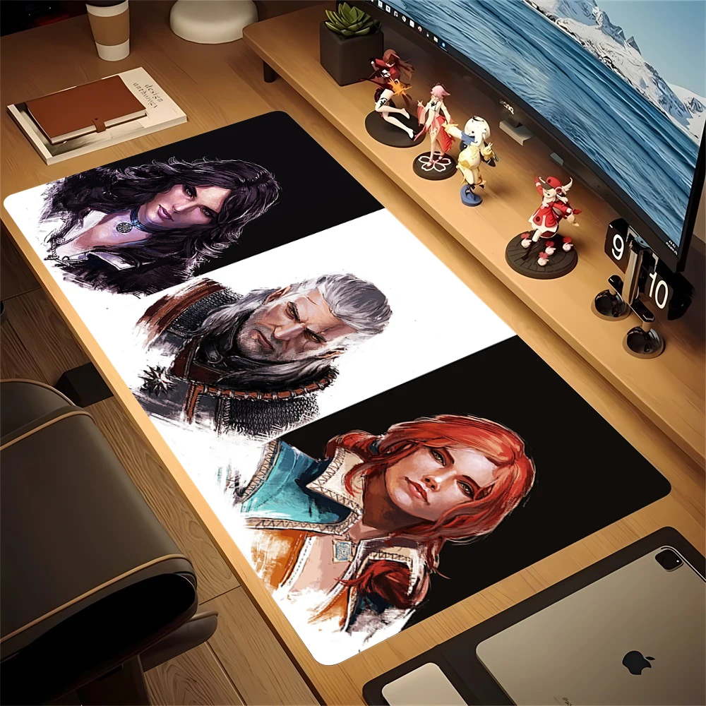 XXL Non-Slip Rubber Desk Mat - The W-Witchers 3 Gaming Design