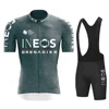 INEOS Man Cycling Jersey Set 2023 Summer Cycling Clothing MTB Uniform Riding Bib Shorts Bike Clothing Maillot Ciclismo Hombre 2