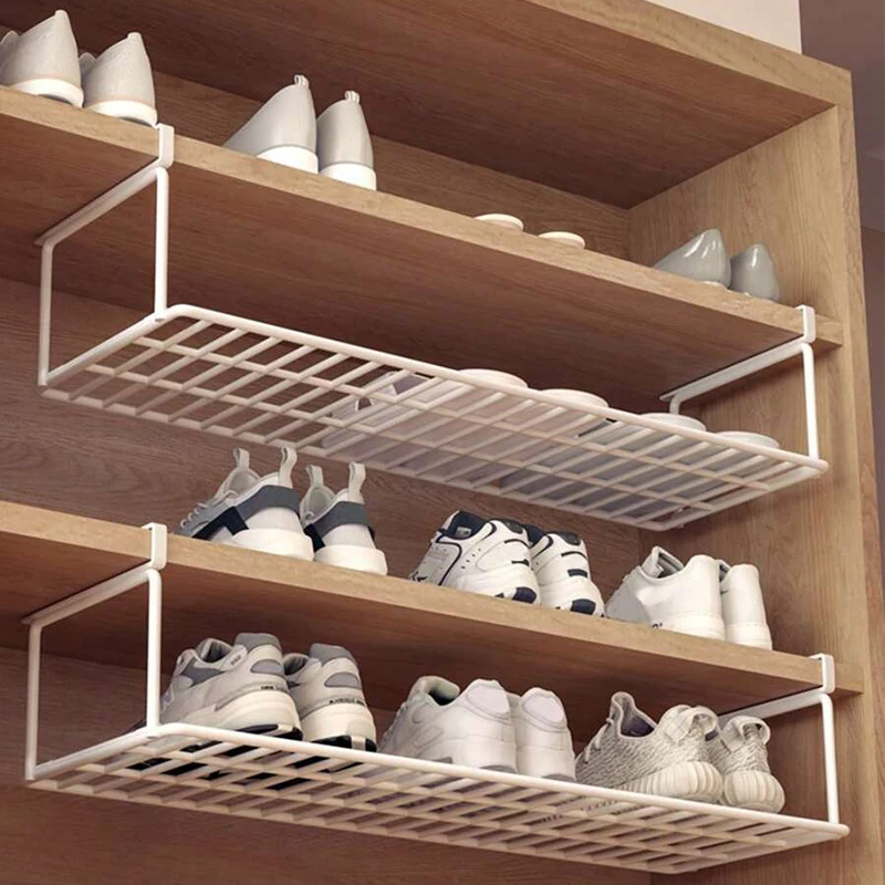 1/2pcs Creative Layered Shoe Rack Home Dorm Office Shoe Cabinet Partition Artifact Space Saving Storage Shelf shoe cabinet shoe organizer shoe rack