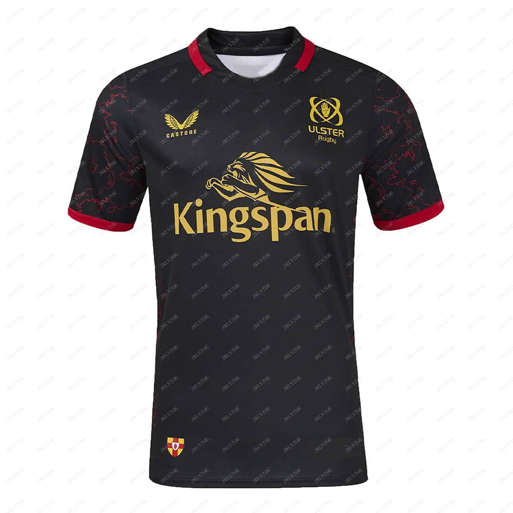 ​​24/25 Ulster Rugby Jersey Home Men Kids Adult Kings Male Team Top T Shirt Train Bank Tee Men Children Clothes Club Fans Hot