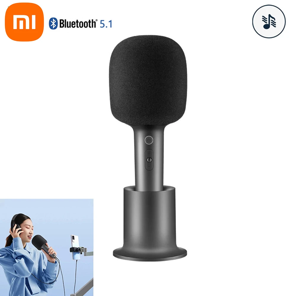 Orignal Xiaomi MIJIA K-song Microphone KTV-level Stereo Sound Effect|Can Double Duet 9 Kinds Of Interesting Sound Effects Newest2022 Original Xiaomi MIJIA K-song Microphone KTV-level Stereo Sound Effect|Can Double Duet 9 Kinds Of Interesting Sound Effects