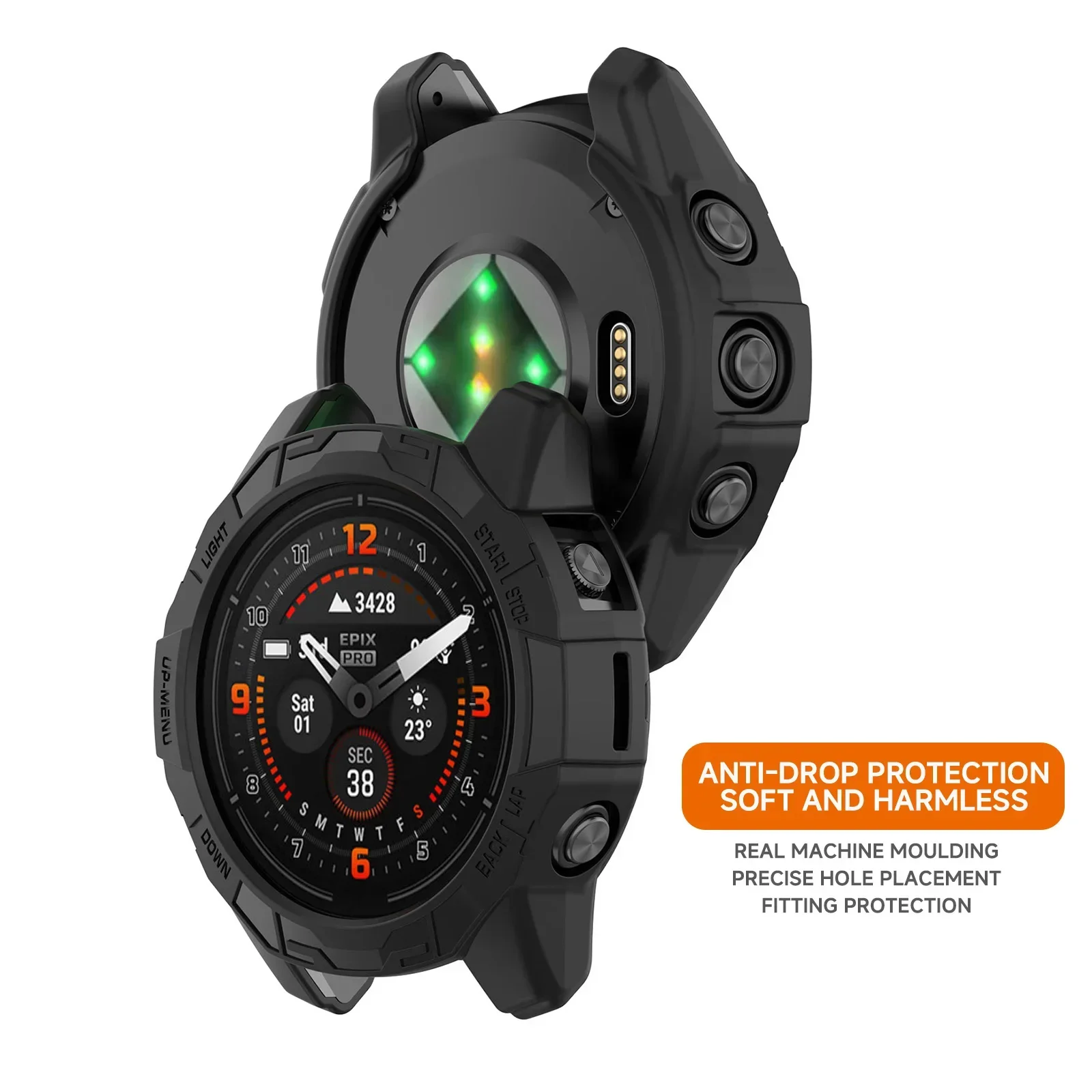 Silicone Soft TPU Smartwatch Case Cover Protector and Bumper Accessories