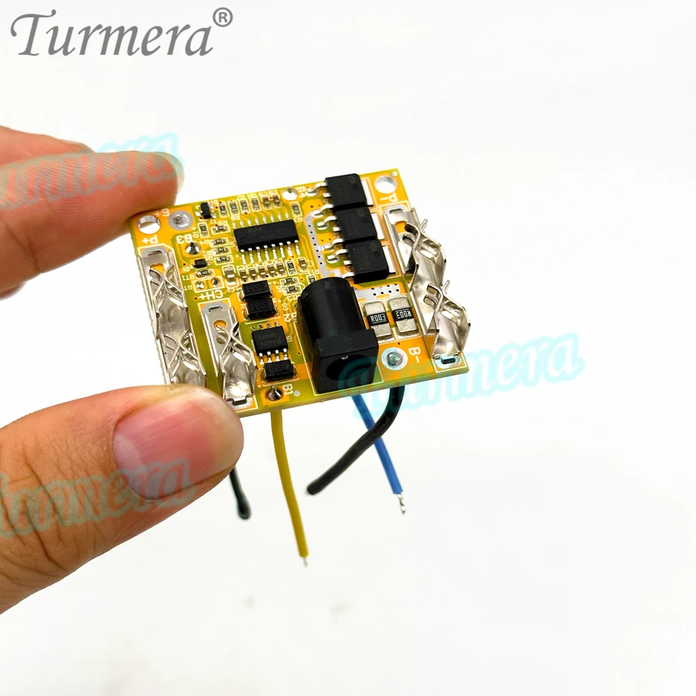 Turmera 18V 21V 50A BMS Lithium Battery Protection Board 5S Balancer Displayer for 20V Electric Drill Screwdriver Batteries Use