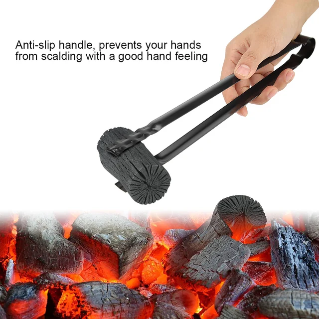 Multifunkcionális Fém Bbq Clip Tongs Bilincs A Szemét Faszén Tálalási Szerszámokhoz Grillszén Klipek - Image 2
