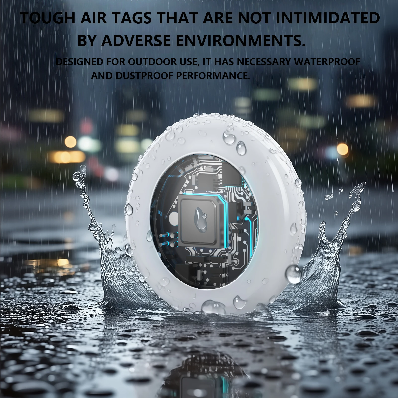 Timethinker Bluetooth GPS Tracker Smart Tag Airtag Work with Apple Find My APP ITag Locator Air Tags Pet Key Finder for iOS gps locator