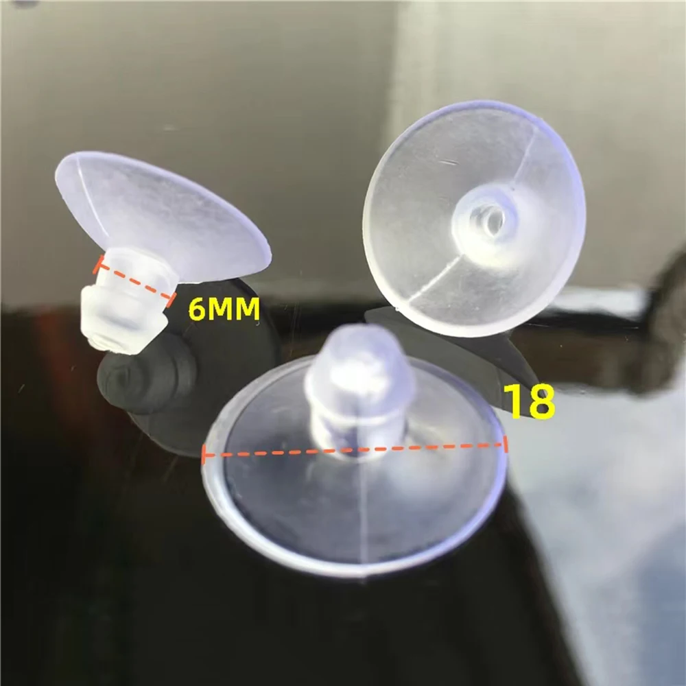 5/10/20Pcs Clear Sucker Suction Strong Vacuum Cups Transparent Soft Pad Glass Table Countertop Non-slip Fixed Gasket 18~30mm